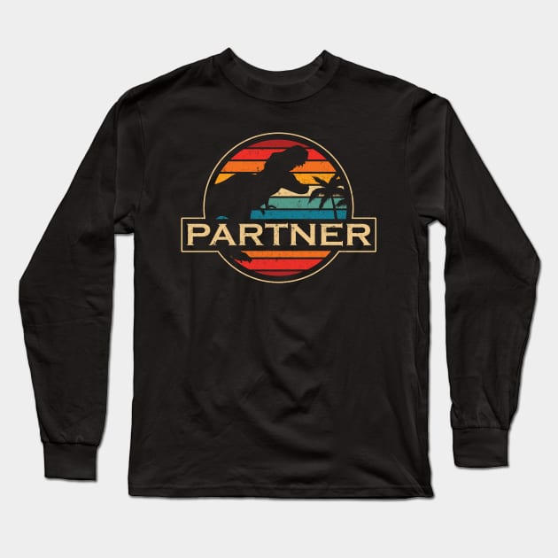 Partner Dinosaur Long Sleeve T-Shirt by SusanFields